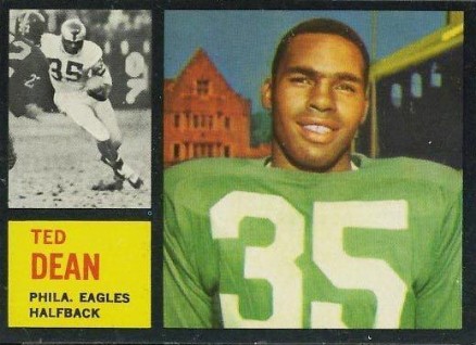 1962 Topps Ted Dean #117 Football Card