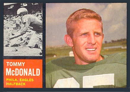 1962 Topps Tommy McDonald #116 Football Card