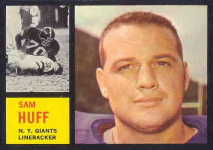 1962 Topps Sam Huff #110 Football Card