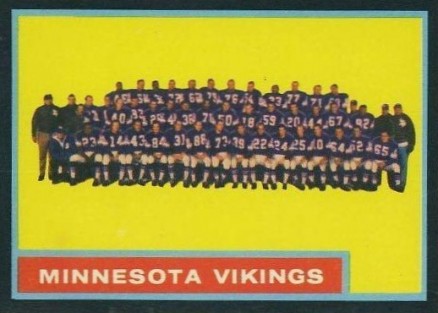 1962 Topps Minnesota Vikings #101 Football Card