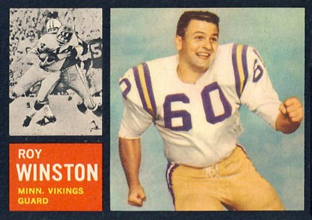 1962 Topps Roy Winston #100 Football Card