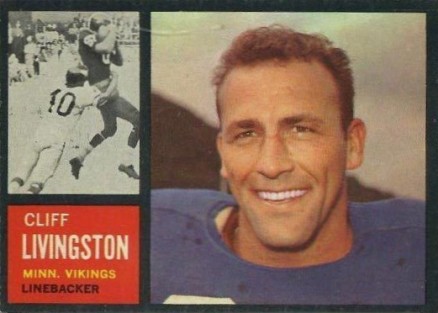 1962 Topps Cliff Livingston #99 Football Card