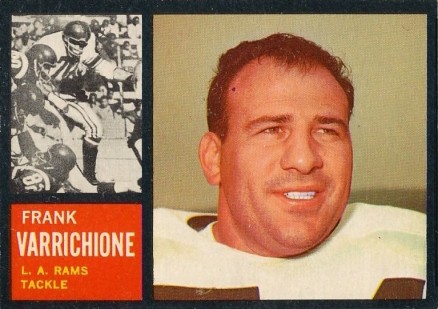1962 Topps Frank Varrichione #83 Football Card