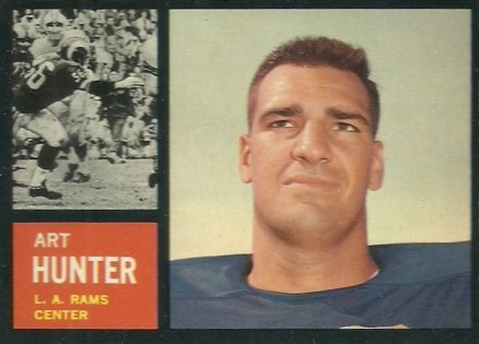 1962 Topps Art Hunter #84 Football Card