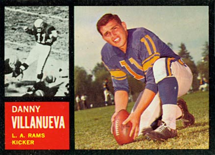 1962 Topps Danny Villanueva #85 Football Card