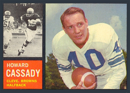 1962 Topps Howard Cassady #26 Football Card