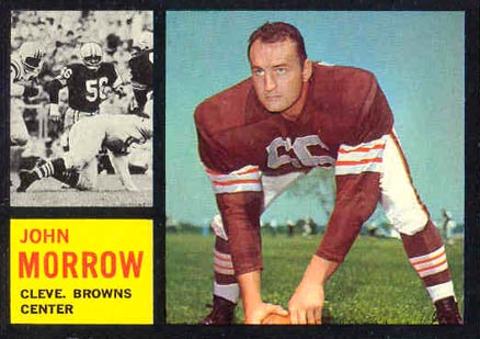1962 Topps John Morrow #31 Football Card