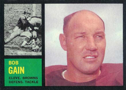 1962 Topps Bob Gain #33 Football Card