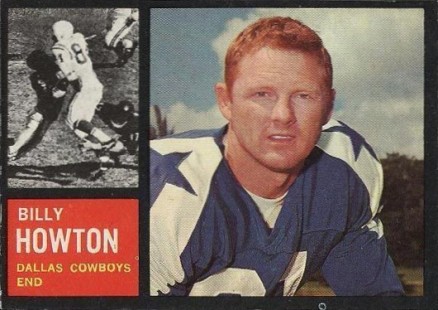 1962 Topps Bill Howton #42 Football Card