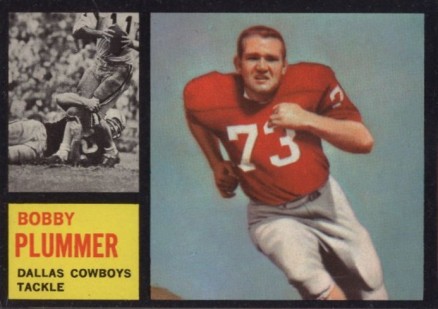 1962 Topps Bobby Plummer #48 Football Card