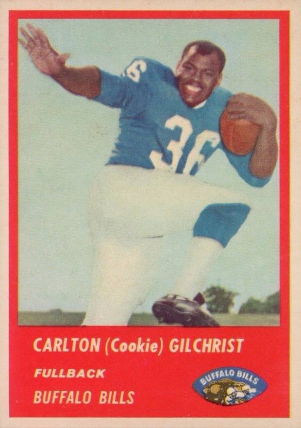 1963 Fleer Carlton (Cookie) Gilchrist #23 Football Card