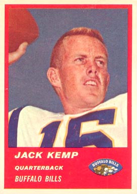 1963 Fleer Jack Kemp #24 Football Card
