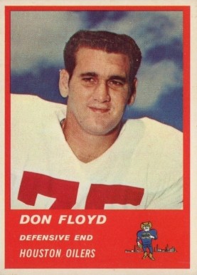 1963 Fleer Don Floyd #43 Football Card