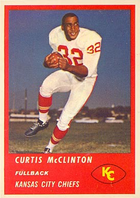 1963 Fleer Curtis McClinton #45 Football Card