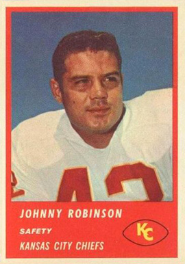 1963 Fleer Johnny Robinson #51 Football Card