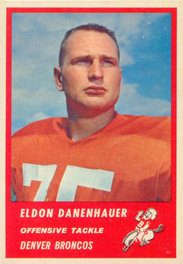 1963 Fleer Eldon Danenhauer #84 Football Card