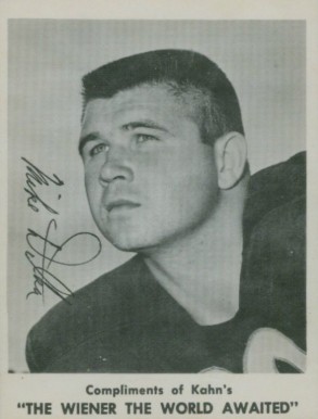 1963 Kahn's Wieners Mike Ditka # Football Card
