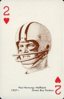 1963 Stancraft Playing Cards Paul Hornung # Football Card