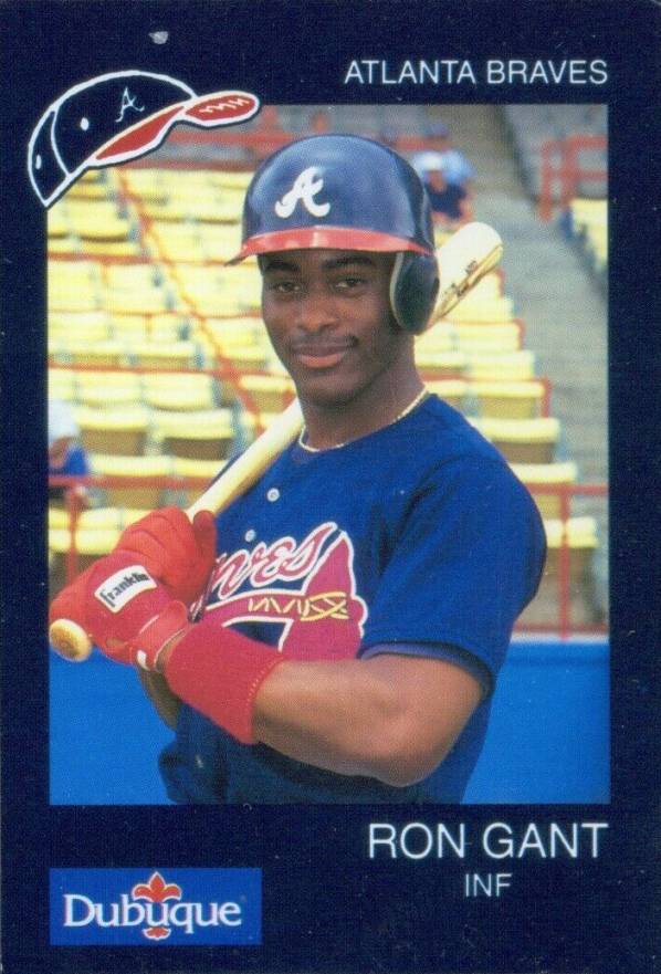1989 Dubuque Braves Ron Gant # Baseball Card