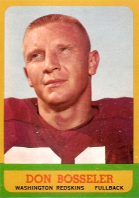 1963 Topps Don Bosseler #162 Football Card