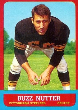 1963 Topps Buzz Nutter #128 Football Card