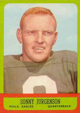 1963 Topps Sonny Jurgensen #110 Football Card