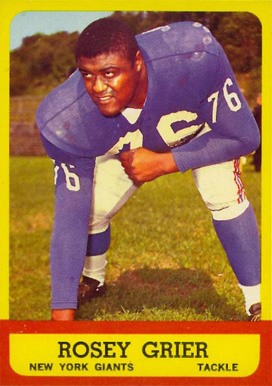 1963 Topps Roosevelt Grier #56 Football Card