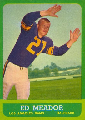 1963 Topps Ed Meador #47 Football Card