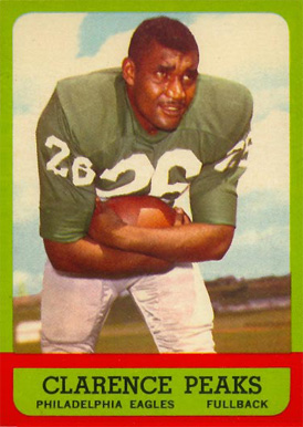 1963 Topps Clarence Peaks #113 Football Card