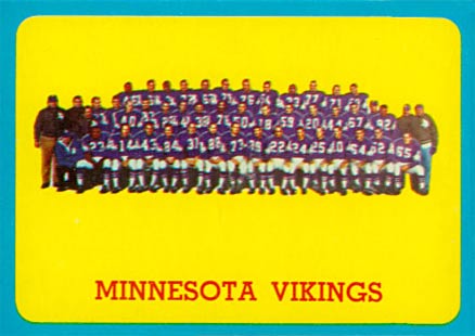 1963 Topps Minnesota Vikings #109 Football Card