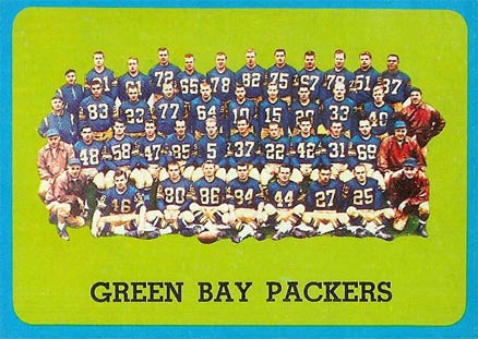 1963 Topps Green Bay Packers #97 Football Card