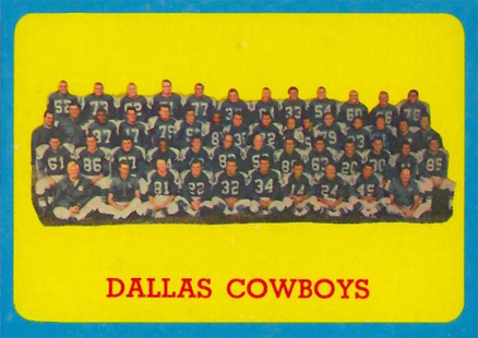 1963 Topps Dallas Cowboys #84 Football Card