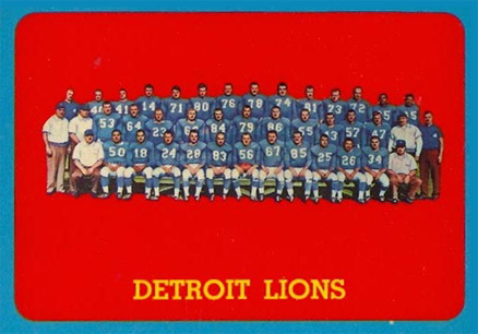 1963 Topps Detroit Lions #36 Football Card