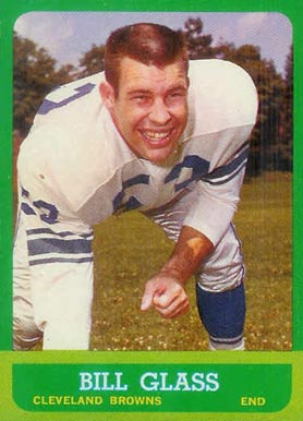 1963 Topps Bill Glass #20 Football Card