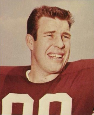 1964 Kahn's Wieners Bill Glass #14 Football Card