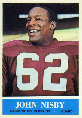 1964 Philadelphia John Nisby #190 Football Card