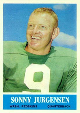 1964 Philadelphia Sonny Jurgensen #186 Football Card