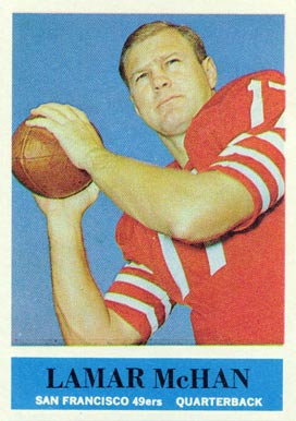 1964 Philadelphia Lamar Mchan #163 Football Card