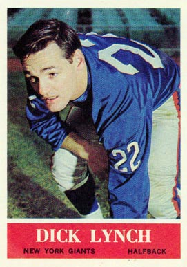 1964 Philadelphia Dick Lynch #121 Football Card