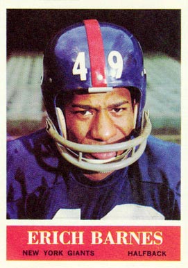 1964 Philadelphia Erich Barnes #113 Football Card