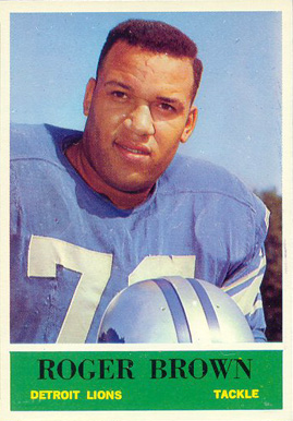 1964 Philadelphia Roger Brown #58 Football Card