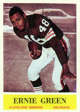 1964 Philadelphia Ernie Green #35 Football Card