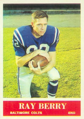 1964 Philadelphia Ray Berry #1 Football Card