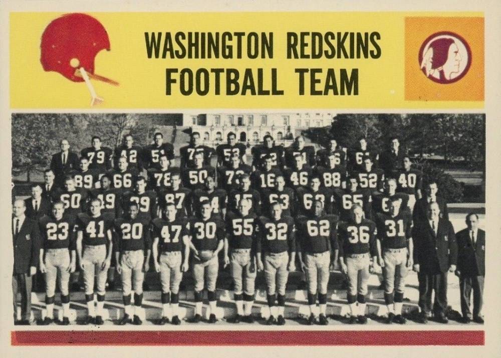 1964 Philadelphia Washington Redskins #195 Football Card