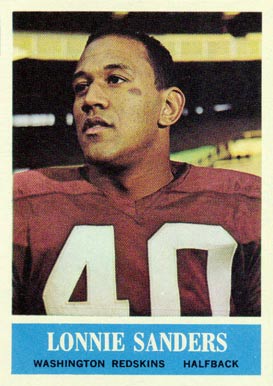1964 Philadelphia Lonnie Sanders #193 Football Card