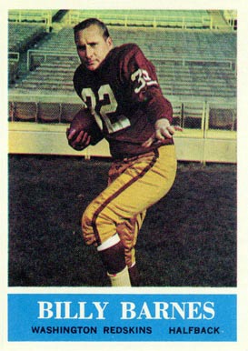 1964 Philadelphia Bill Barnes #183 Football Card