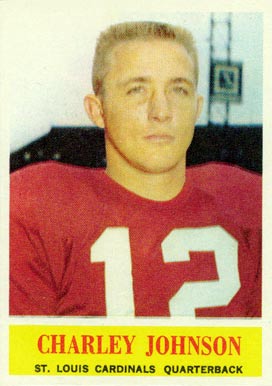1964 Philadelphia Charley Johnson #174 Football Card