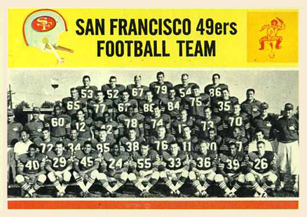 1964 Philadelphia San Francisco 49ers #167 Football Card
