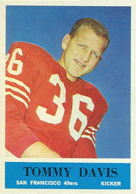 1964 Philadelphia Tommy Davis #159 Football Card