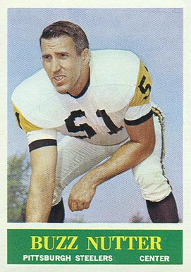 1964 Philadelphia Buzz Nutter #148 Football Card